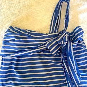 Brand new J Crew top with shoulder sash